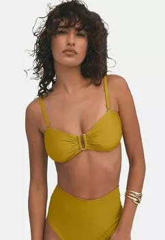 Верх бикини Mint Velvet, зеленый