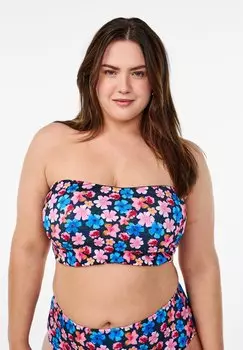 Верх бикини MIT LEOPARDENMUSTER Zizzi, светло-красный