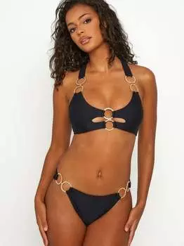 Верх бикини Moda Minx, черный