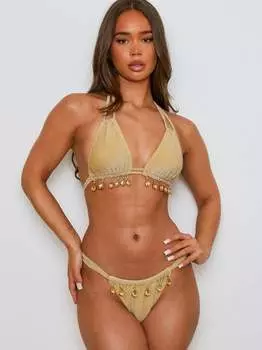 Верх бикини Moda Minx, золотой