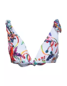 Верх бикини Moschino, белый