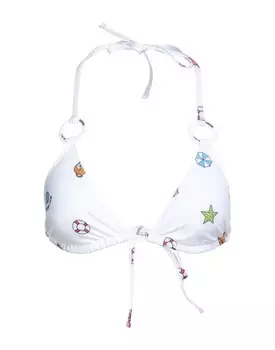 Верх бикини Moschino, белый