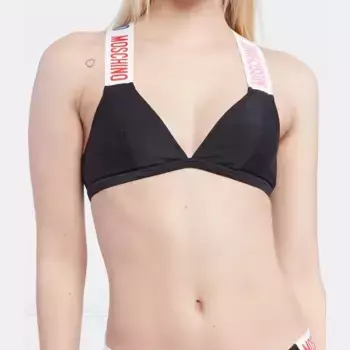 Верх бикини Moschino, черный