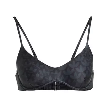 Верх бикини на косточках ADIDAS ORIGINALS Balconette Bikini Top Monogram, черный