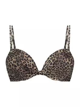 Верх бикини на косточках Hunkemller Push-up Bikini Top Cannes, коричневый