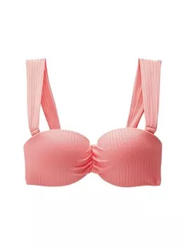 Верх бикини на косточках Next Bandeau Bikini Top, розовый