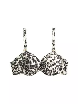 Верх бикини на косточках Next T-shirt Bikini Top, серый