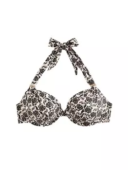Верх бикини на косточках Next T-shirt Bikini Top, черный
