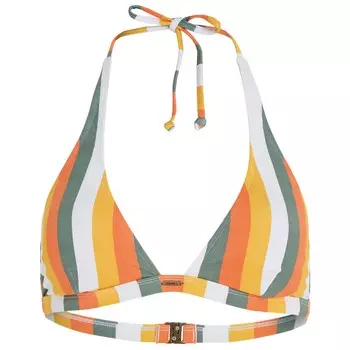 Верх бикини O'Neill Women's Marga Top, цвет Orange Multistripe