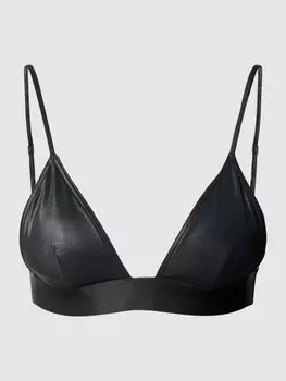 Верх бикини однотонного дизайна, модель «CK REFINED» Calvin Klein Underwear, черный