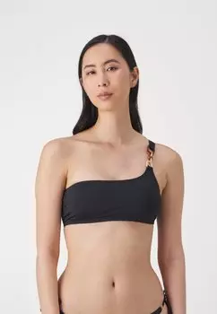 Верх бикини Oneshoulder LASCANA, черный