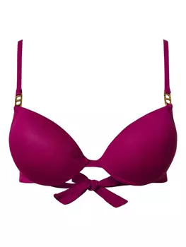 Верх бикини Oval T TWINSET, фиолетовый