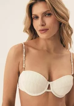 Верх бикини PEARL ESOTIQ, белый