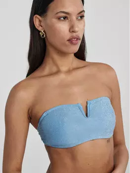 Верх бикини Pieces, синий