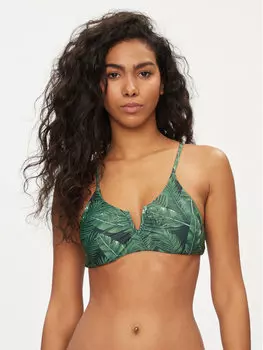 Верх бикини Pieces, зеленый