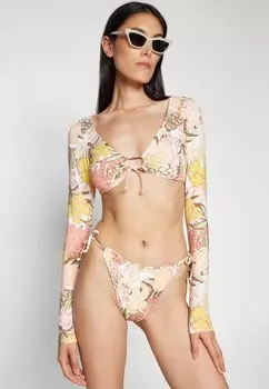 Верх бикини Playa Paradise Crop Top Roxy, белый viva la vida