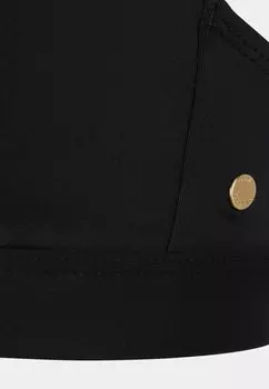 Верх бикини PLUNGE FRILL Mint Velvet, черный