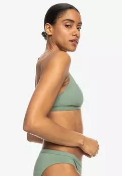 Верх бикини Pro The Cut Back Roxy, зеленый