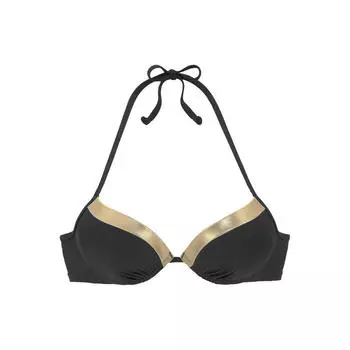 Верх бикини пуш-ап для женщин LASCANA, цвет gelb