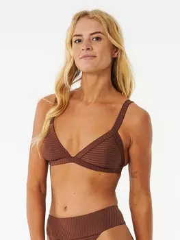 Верх бикини Rip Curl Oberteil Surf, коричневый