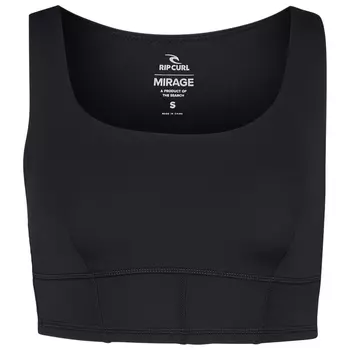 Верх бикини Rip Curl Women's Mirage Ultimate Scoop Neck Crop, черный