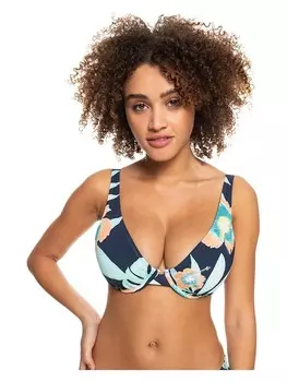 Верх бикини Roxy Oberteil Printed Beach Classics, красочный