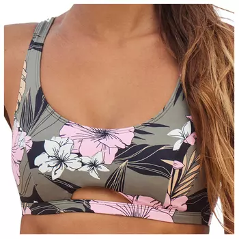 Верх бикини Roxy Women's Pro the Tilt Shift Bra, цвет Anthracite Classic Pro Surf