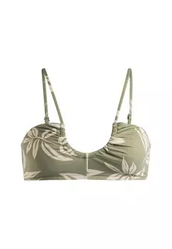 Верх бикини Roxy, зеленый