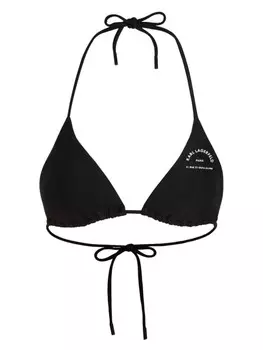 Верх бикини Rue St-Guillaume Karl Lagerfeld, черный