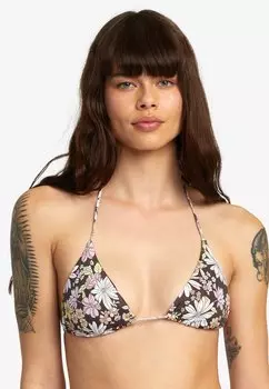 Верх бикини RVCA, коричневый