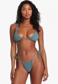 Верх бикини RVCA, зеленый меланж