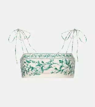 Верх бикини с цветочным принтом Primavera Agua by Agua Bendita, Ceiba