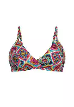 Верх бикини с цветочным узором крючком Rosa Faia, цвет original
