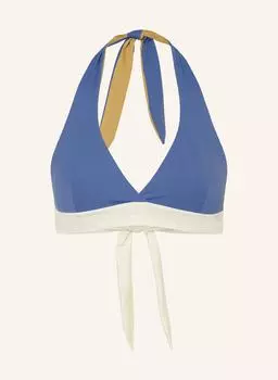 Верх бикини с халтернеем, двусторонний топ с халтернеем с защитой от ультрафиолета 50+ Mymarini, мультиколор