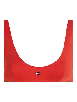Верх бикини с логотипом Tommy Jeans, красный