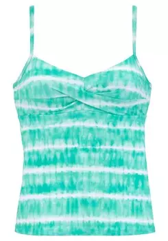 Верх бикини s.Oliver T-shirt Bikini Top, зеленый