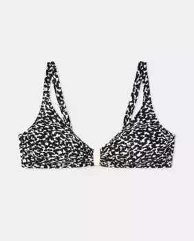 Верх бикини с принтом Couchel, белый