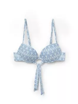 Верх бикини с пуш-апом CALZEDONIA, разноцветный