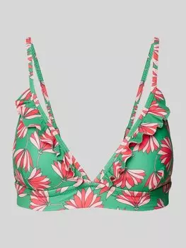 Верх бикини с воланами модель «Beau» Shiwi, зеленый