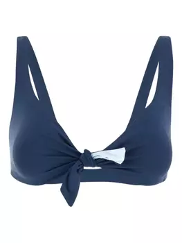Верх бикини с завязками Fisico, синий