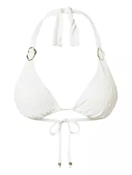 Верх бикини с завязкой на шее TWINSET, белый
