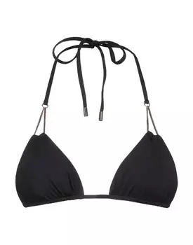 Верх бикини Saint Laurent, черный