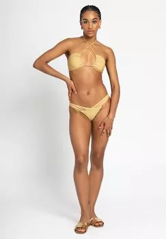 Верх бикини Samyak alife & kickin, золотого цвета