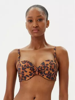 Верх бикини Sauvage C17UNK Chantelle, коричневый