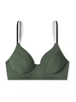 Верх бикини Schiesser Top Aqua Californian Dream 1er Pack, хаки