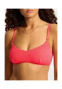 Верх бикини Seadive с регулируемыми бретелями Seafolly, цвет snapdragon
