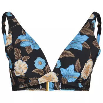 Верх бикини Seafolly Women's Garden Party DD Fixed Tri Bra, черный