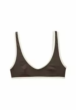 Верх бикини Self., коричневый