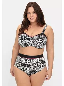 Верх бикини sheego, цвет schwarz bedruckt