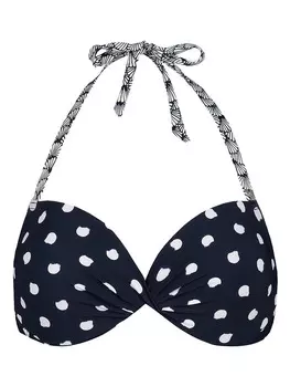 Верх бикини SHORT STORIES, цвет dunkelblau/wei